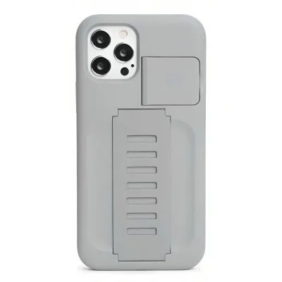 Case Iphone Boost With Kickstand Iphone12 Pro Grip2U (Matte Silver)